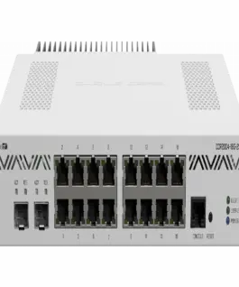 Комутатор MikroTik CCR2004-16G-2S+PC с 16 Gigabit порта и 2 SFP+ порта