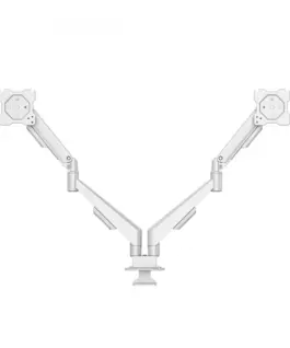 Hama Monitor moint gas spring 2 arms 13-35 inches бял