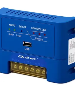 Qoltec Solar charge controller MPPT 15A 12V 24V LiFePO