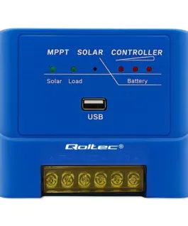 Qoltec Solar charge controller MPPT 15A 12V 24V LiFePO - Image 2