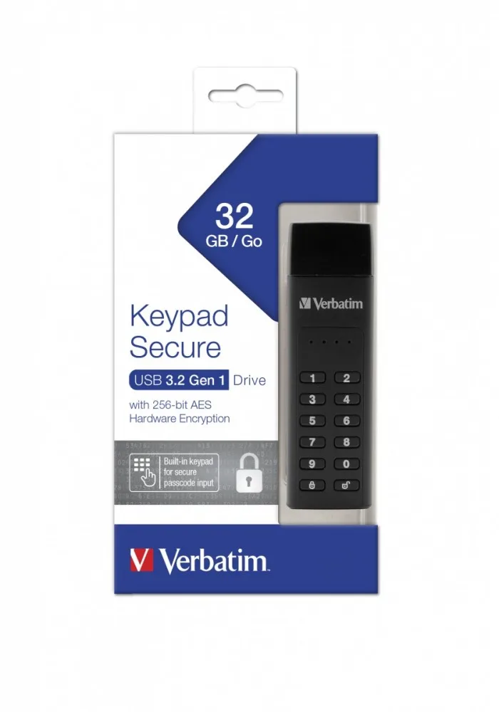Verbatim Pendrive 32GB keypad secure AES 256 Bit - Image 4