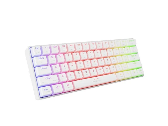 Natec Keyboard Genesis THOR 660 G2 US RGB бял - Image 2
