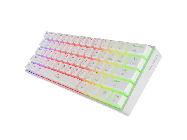Natec Keyboard Genesis THOR 660 G2 US RGB бял - Image 3