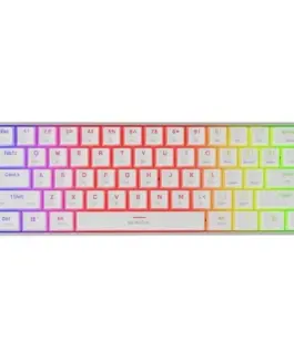 Natec Keyboard Genesis THOR 660 G2 US RGB бял