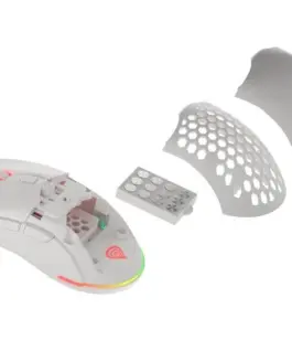 Natec Mouse Genesis Krypton 750 8000DPI RGB бял - Image 3