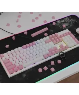 Natec Keycaps Genesis Lead 300 розов double shot - Image 4