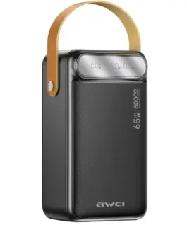 AWEI външна батерия 60000mAh 65W PA-82 2xUSB-A/USB-C PD