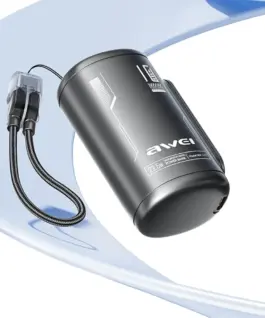 Alternative view от AWEI външна батерия 10000mAh 22,5 W WP-117 2xUSB-C