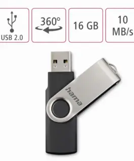 USB памет Rotate, 16GB, HAMA-94175 - Image 3