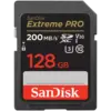 Карта памет SANDISK Extreme PRO 128GB SDXC Memory Card + 2 years RescuePRO Deluxe up to 200MB/s & 90MB/s Read/Write spee