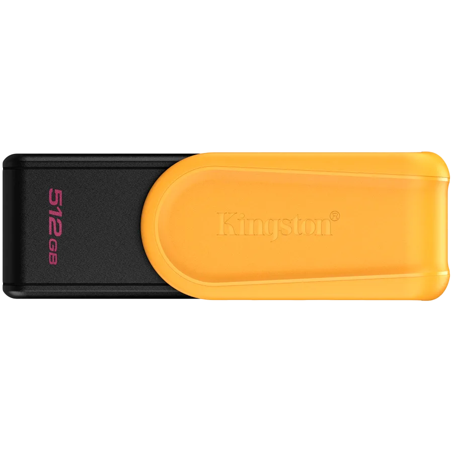 USB памет Kingston 512GB Portable USB 3.2 Gen 1 DataTraveler Exodia S (Black/Yellow)