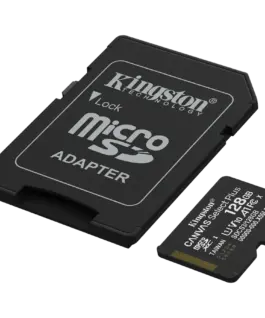 Alternative view от Карта памет Kingston 128GB microSDXC Canvas Select Plus Gen3 150MB/s A1 Card + Adapter