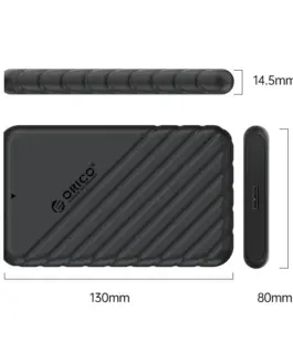 Alternative view от Orico кутия за диск Storage - Case - 2.5 inch USB3.0 - 25PW1-U3-BK