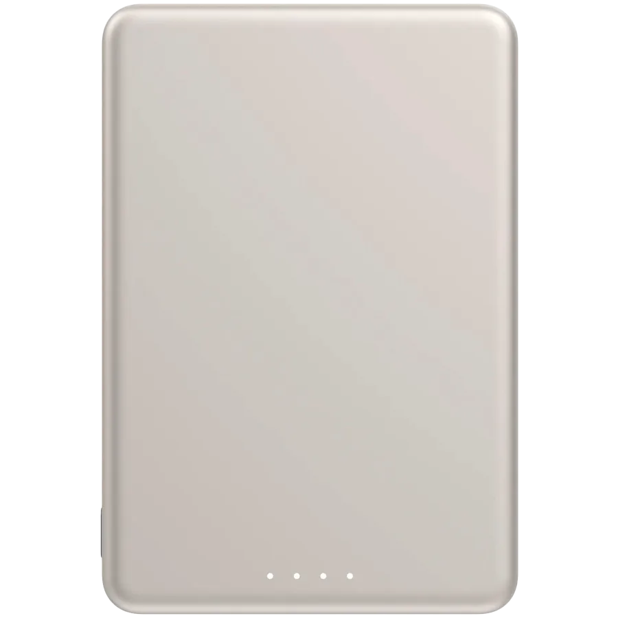 Външна батерия Xiaomi Super Slim Magnetic Power Bank 5000 Gold - Image 2