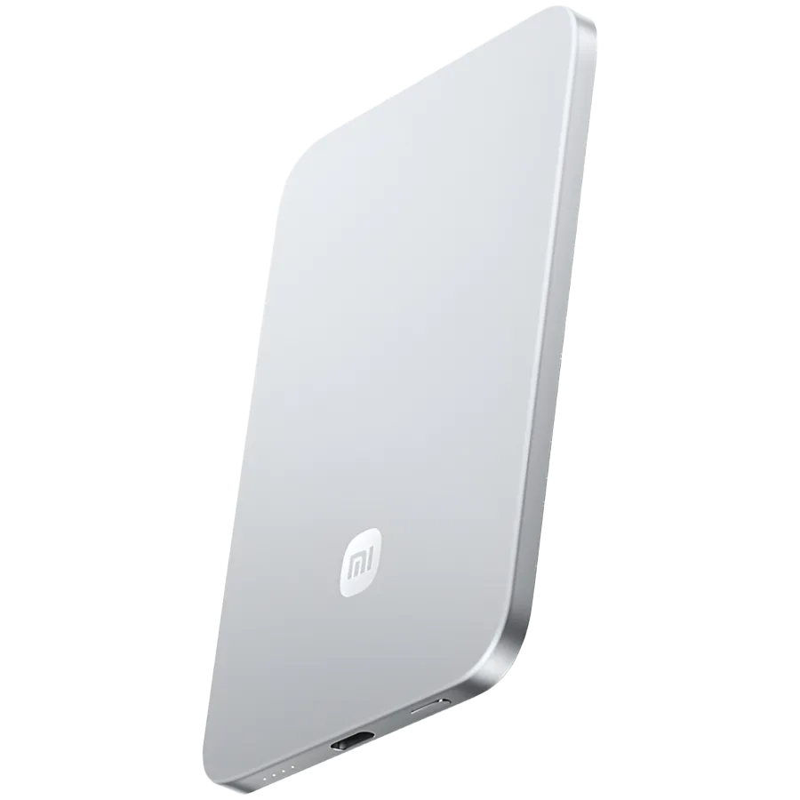 Външна батерия Xiaomi UltraThin Magnetic Power Bank 5000 15W Glacier Silver