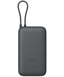 Външна батерия Xiaomi Power Bank 20000mAh (Integrated Cable) GL Dark Gray
