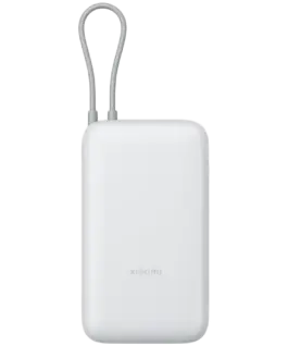 Външна батерия Xiaomi Power Bank 20000mAh (Integrated Cable) GL Light Gray