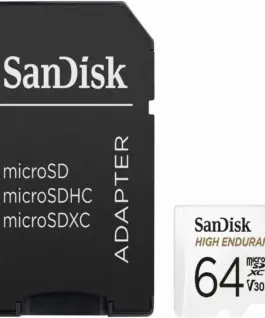 Alternative view от Карта памет SANDISK micro SDXC UHS-I, U3, SD Адаптер, 64GB