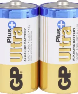 Алкална батерия GP ULTRA PLUS LR20 /2 бр. в опаковка/ 1.5V