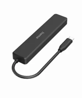 Alternative view от USB-C, 5-портов хъб, 3х USB-A,1x USB-C, HDMI,4К, Черен