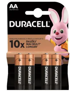 Алкална батерия DURACELL BASIC LR6 /4 бр. в блистер/ 1.5V