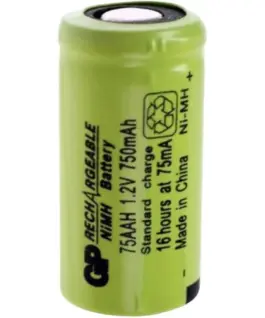 Акумулаторна батерия NiMH 75AAH-B 2/3AA 1.2V 600mAh 1бр. GP BATTERIES