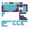 Капачки за механична клавиатура Dark Project - Night Sky за ANSI and ISO