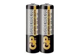 Цинк карбонова батерия GP SUPERCELL 15PL-S2 R6 2 бр. в опаковка / shrink