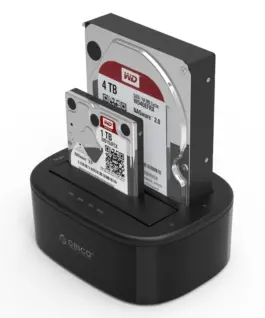 Alternative view от Orico докинг станция Storage - HDD/SSD Dock - 2 BAY Clone 2.5/3.5 USB3.0 - 6228US3-C