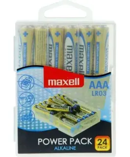 Алкални батерии MAXELL LR03 15V AAA 24 бр. блистер PVC case