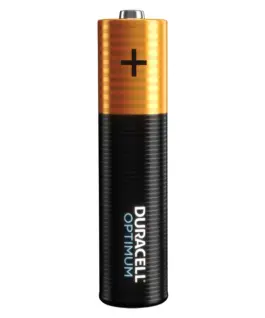 Alternative view от Алкална батерия DURACELL OPTIMUM MX2400 LR03 AAA /4 бр. в блистер/ 1.5V
