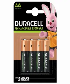 Акумулаторна батерия DURACELL R6 AA 2500mAh NiMH 1.2V 4 бр. в