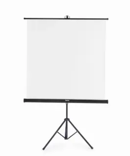 Екран на стойка 125x125 cm 2 в 1 мобилен комплект 21575