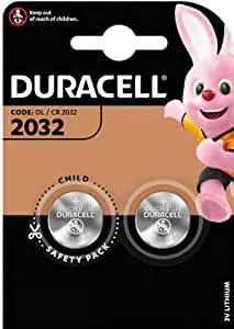 Бутонна батерия литиева GP CR2032 3V 2 бр. в блистер DURACELL