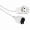 Удължителен кабел HAMA Powerplug Шуко мъжко Шуко женско Допълнителен контакт 3.0 m