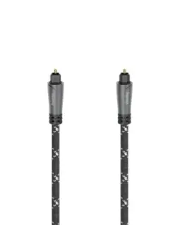 Оптичен аудио кабел HAMA ODT plug (Toslink) Метални накрайници 1.5 м