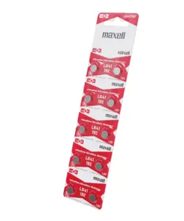 Бутонна микроалкална батерия LR41 /AG3/ 10 бр./pack цена за 1 бр. MAXELL - Image 4