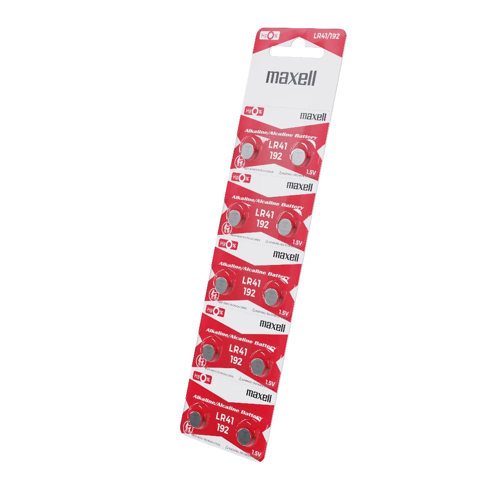 Бутонна микроалкална батерия LR41 /AG3/ 10 бр./pack цена за 1 бр. MAXELL - Image 4