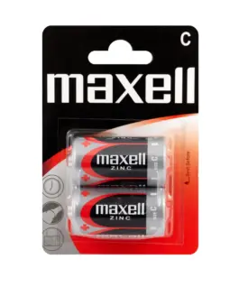 Цинк Манганова батерия MAXELL R14 /2 бр. в блистер/ 15V