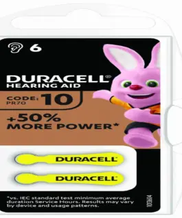 Батерия цинково въздушна DURACELL ZA10 6 бр.