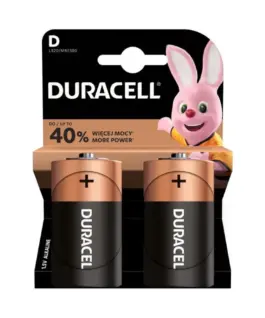 Алкална батерия DURACELL LR20 D /2 бр. в опаковка/ 1.5V