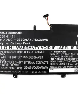Батерия за лаптоп C31N1411 Asus ZenBook UX305C UX305CA UX305F UX305FA 11.4V 3800 mAh CAMERON