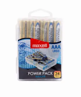 Alternative view от Алкални батерии MAXELL LR03 1,5V AAA 24 бр. блистер PVC case