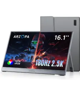 Arzopa преносим монитор Portable Monitor - Z3FC with Sleeve Bag - 16.1" 180Hz IPS