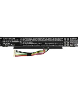 Батерия за лаптоп ACER Aspire E5 476G 53KY; Aspire E5-575-36BC; Aspire F5-522-65GG AS16A5K Liion 14.8V 2200mAh CAMERON