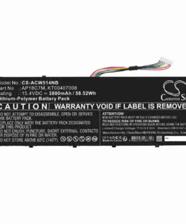 Батерия  за лаптоп  ACER ConceptD 3 CN316-73G-729B Swift 3 SF313-52-507Z TravelMate Spin P4 AP18C7M  LiPo 15.4V 3800 mAh
