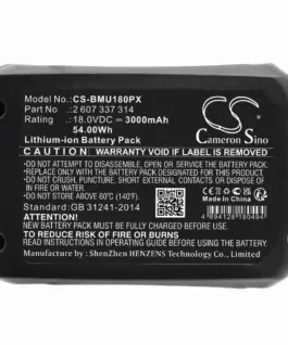 Батерия акумулаторен трион BOSCH AdvancedCut 18 1600A005B0 LiIon 18V 3000mAh Cameron