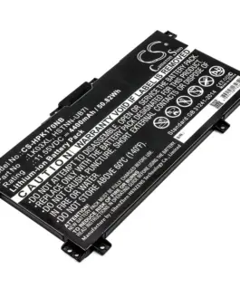 Alternative view от Батерия за лаптоп HP Envy 17-AE010NC, Envy X360 15-BP008UR HSTNN-UB71 LiIon 11.55V 4400 mAh CAMERON SINO