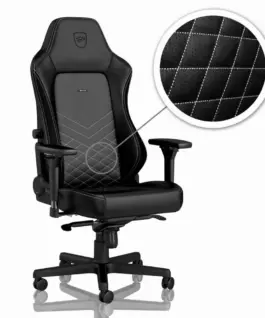 Alternative view от Геймърски стол noblechairs HERO - Black/Platinum-White