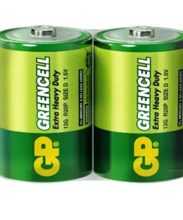 Цинк карбонова батерия GP Greencell 13G-S2 R20 2 бр. в опаковка / shrink
